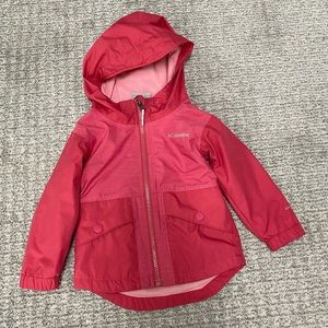 Columbia 2T Fleece Lined Rain Coat